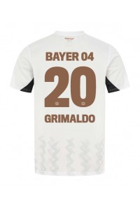 Fotbalové Dres Bayer Leverkusen Alejandro Grimaldo #20 Venkovní Oblečení 2024-25 Krátký Rukáv